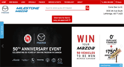 Desktop Screenshot of milestonemazda.com